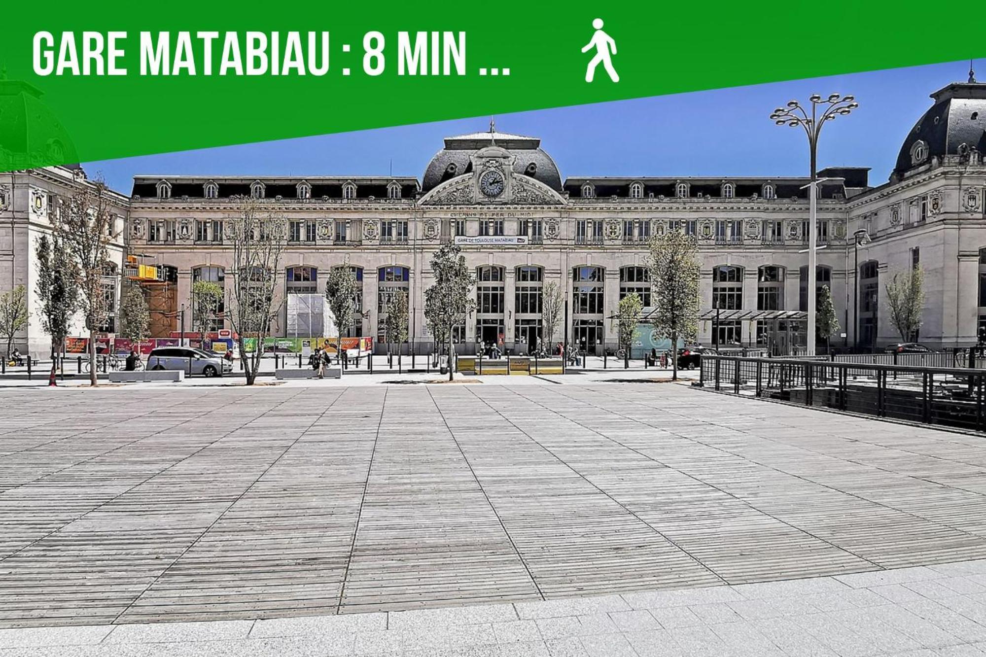 Le Nid D'Orient Entre Matabiau Et Capitole Parking Apartment Toulouse Ngoại thất bức ảnh