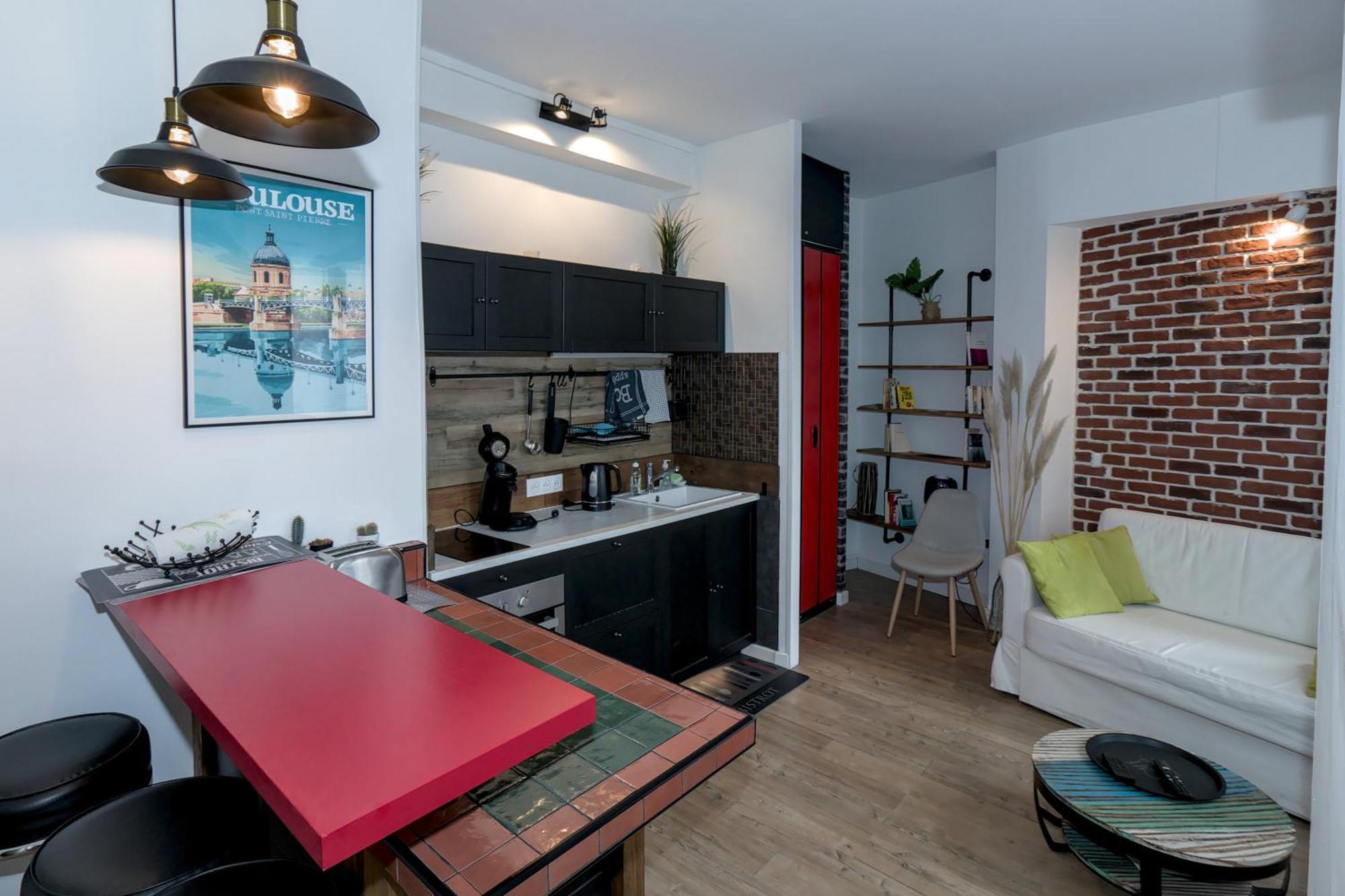 Le Nid D'Orient Entre Matabiau Et Capitole Parking Apartment Toulouse Ngoại thất bức ảnh